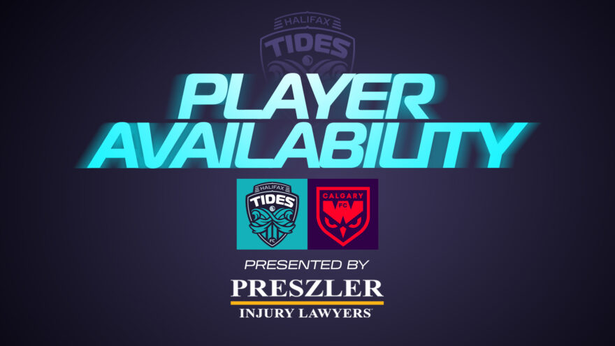 Player Availability Report: Halifax Tides FC vs. Calgary Wild FC