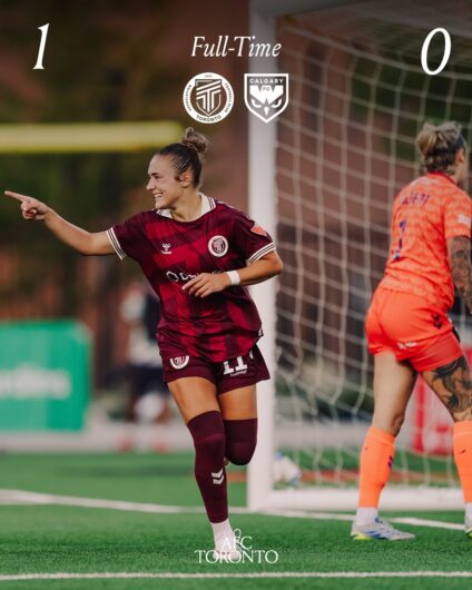 AFC Toronto Earns Decisive 1-0 Home Victory Over Calgary Wild FC