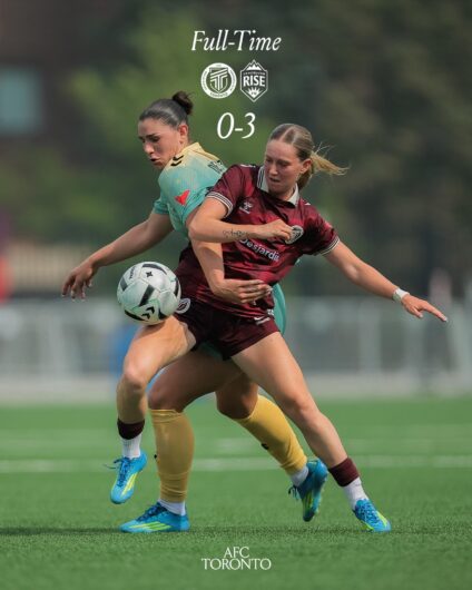 AFC Toronto Falls 3-0 to Vancouver Rise FC