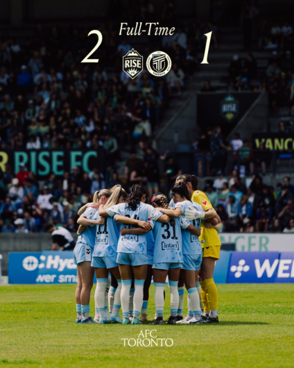 AFC Toronto Scores Late in 2-1 Loss to Vancouver Rise FC