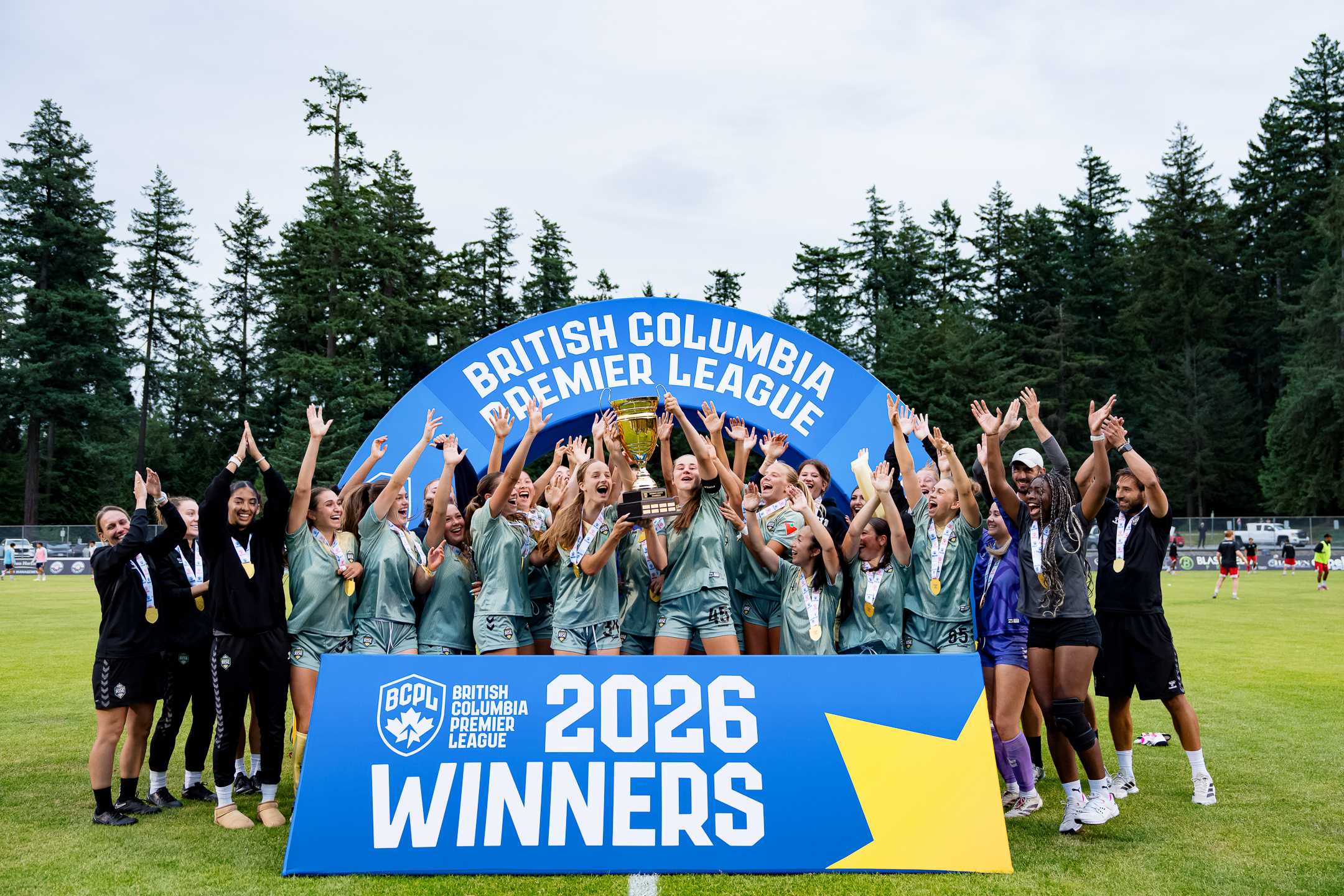Vancouver Rise FC Academy win 2026 BCPL title