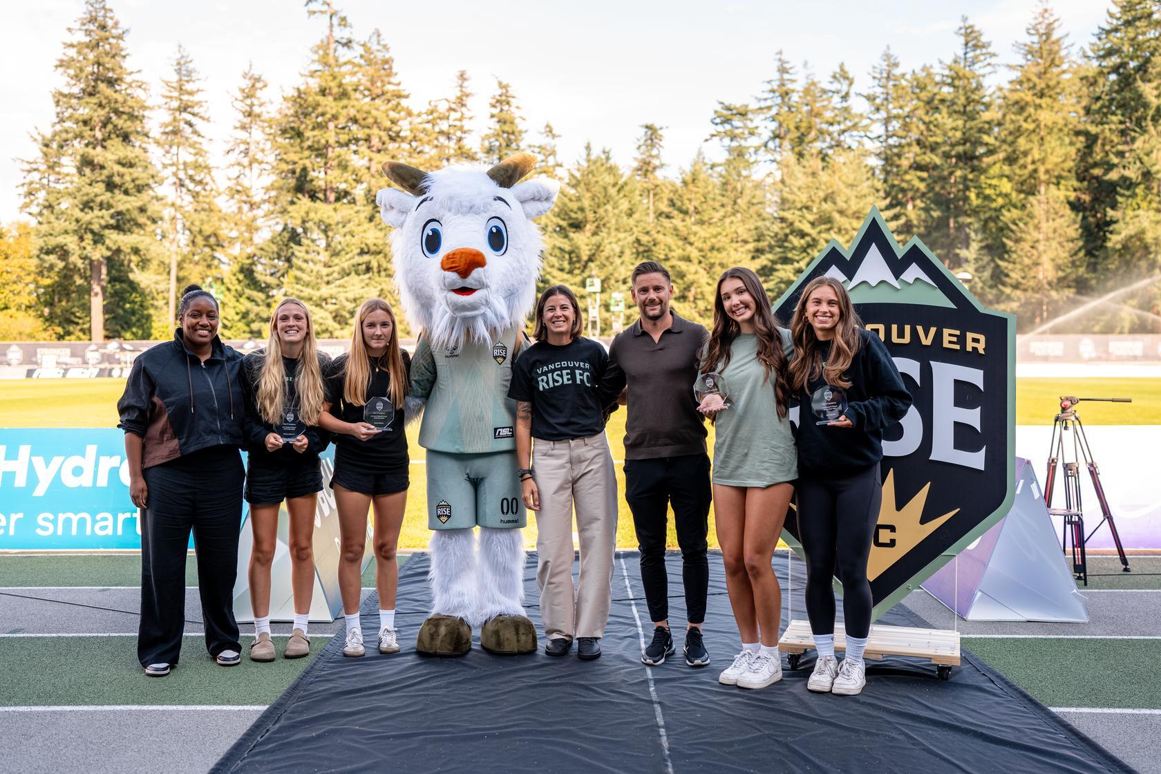 Vancouver Rise FC Academy announce 2026 award winners