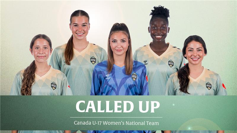 Five Vancouver Rise FC academy players called up for Canada for FIFA U-17 World Cup