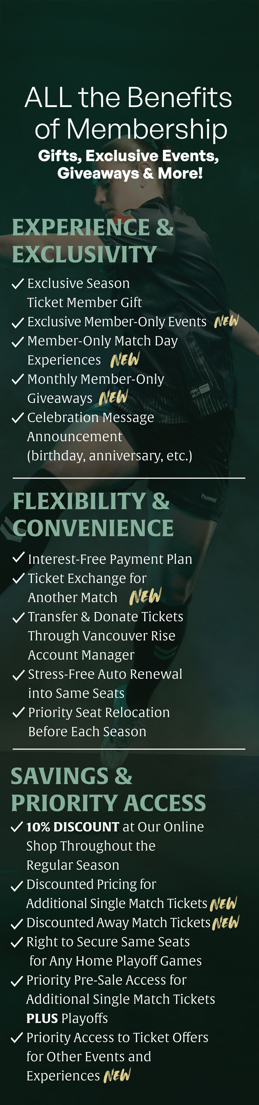 ALL the Benefits of Membership