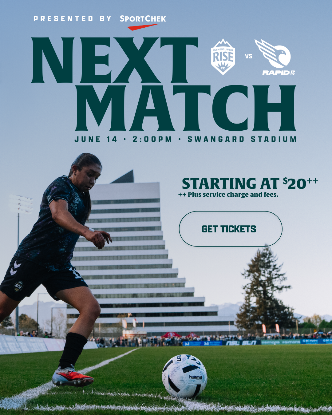 JUNE 14 MATCH VS OTTAWA RAPID FC