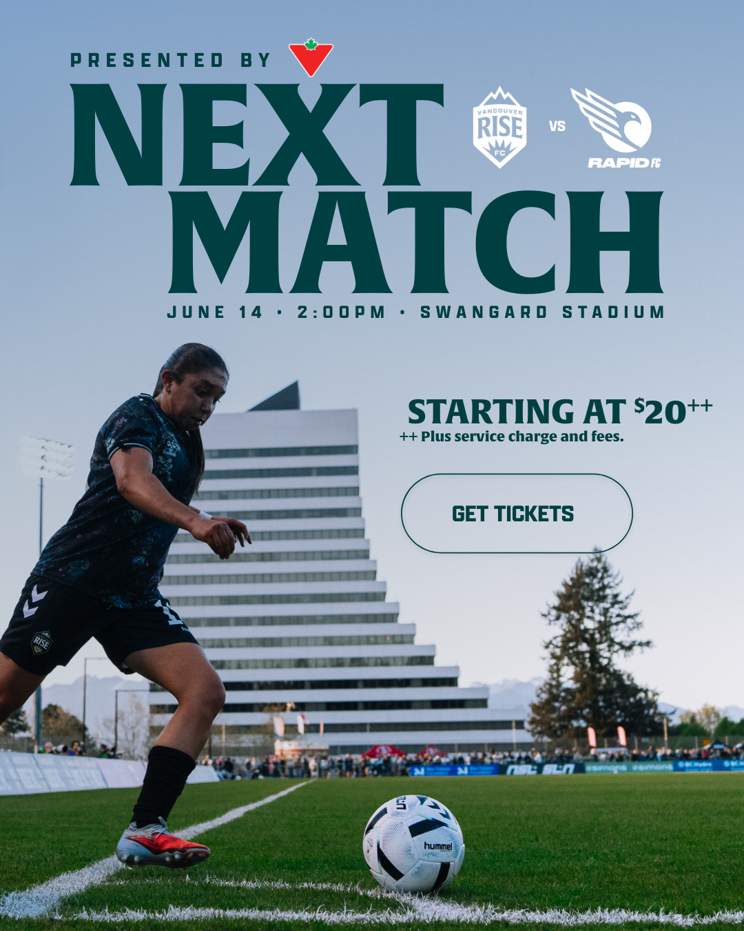 JUNE 14 MATCH VS OTTAWA RAPID FC